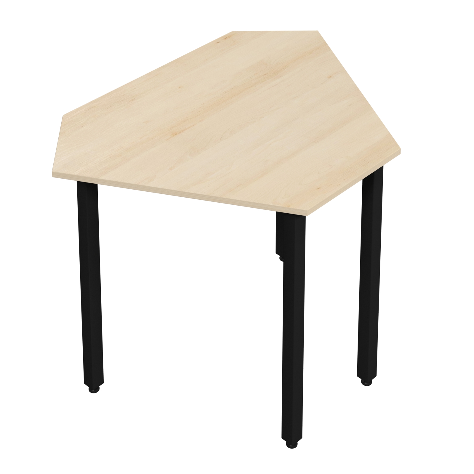 Модульний стіл для шкільної їдальні, приставний, на квадратній металевій трубі, АЛМАНТ, 1020х750х750 мм.